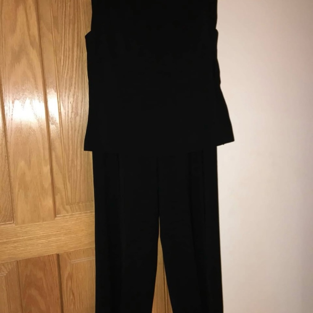 Amanda Smith Ladys’ slacks dress suit 3-piece garment Red Jacket and Black Pants - Picture 3 of 5